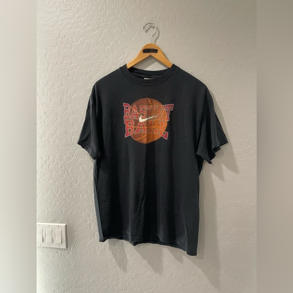 Vintage Y2K Nike Basketball Hoops Shirt Large‎ - Picture 1 of 7